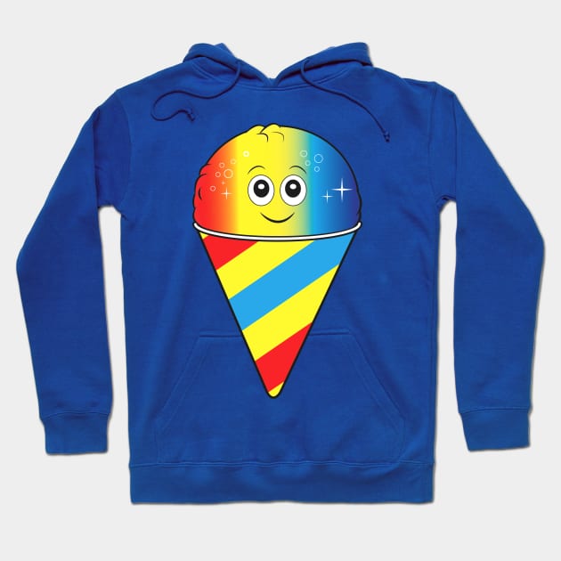 Cute Cartoon Snow Cone Hoodie by PenguinCornerStore